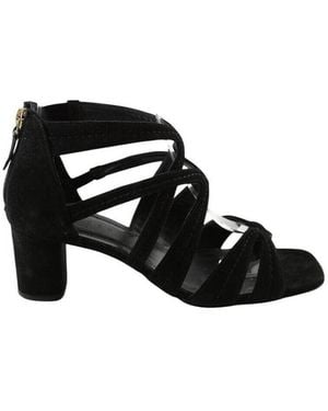Sandro Chaussures escarpins Talons en daim noirs