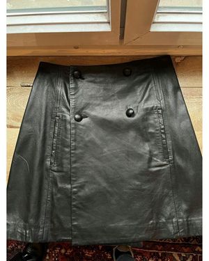 KOOKAÏ Jupes courtes Jupe en cuir noire Kookai - Vert