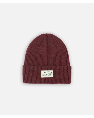 Oxbow Muts Contrasterende Label Muts Arifa - Rood