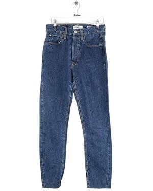 RE/DONE Jeans Jean droit en coton - Bleu