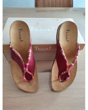 Think! Tongs Tongs THINK - Rouge
