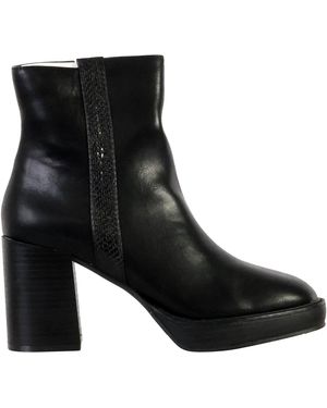 The Divine Factory Boots Bottine à Zip - Noir