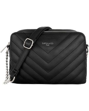 Crazychic Sac Bandouliere Sac Bandoulière Matelassé - Noir