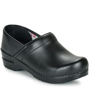 Sanita Clogs prof - Schwarz