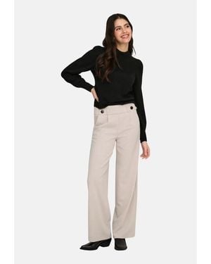 Jdy Pantalon Geggo Life New Long Pant Jrs Noos - Noir