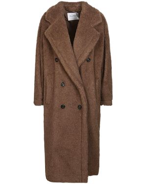 Max Mara Faust Cappotto Teddy Madame - Marrone