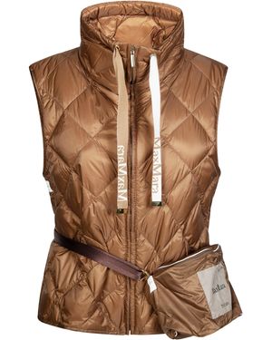 CUBE MAX MARA Tregic Imbottito Smanicato - Marrone