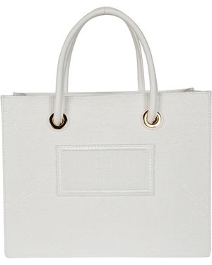 Elisabetta Franchi Borsa Raffia - White