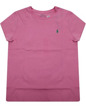 Polo Ralph Lauren T Shirt Basic Girl - Rosa