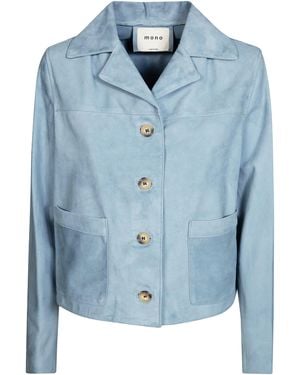 Nuage Marica Suede Giacca Corta Sfoderato - Blue