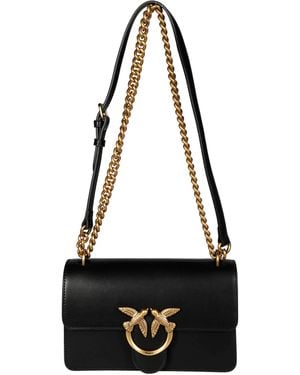 Pinko Love One Mini Nappa - Black