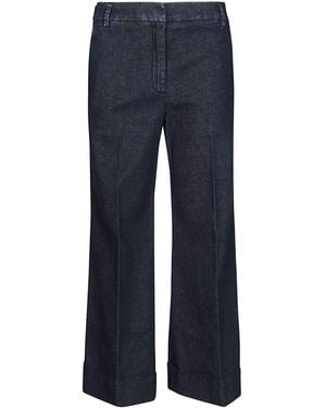 Jacob Cohen Selena Crop Flaire Boot - Blue