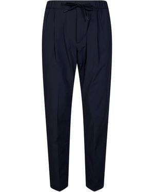 Herno Technical Elastic Pants - Blue