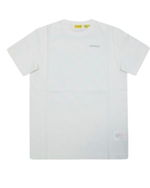 OFFWHITE T-Shirt Scribble Diag - White