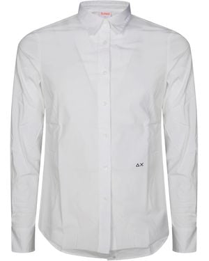 Sun 68 Camicia Base - White