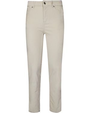 Liu Jo Jeans Stretto Mille Righe Velluto - Natural