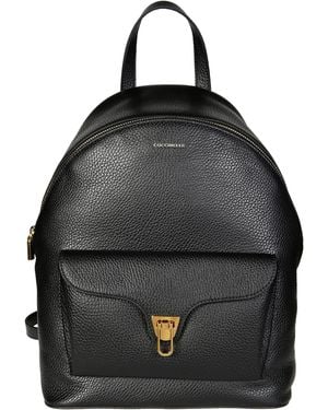 Coccinelle Zaino Con Zip Beat Generatio L - Nero