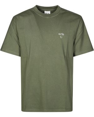 Arte' T-Shirt Logo Cucito - Green