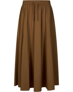 Herno Gonna Light Nylon Stretch - Marrone