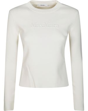 Max Mara Pure Ticino Top - Bianco