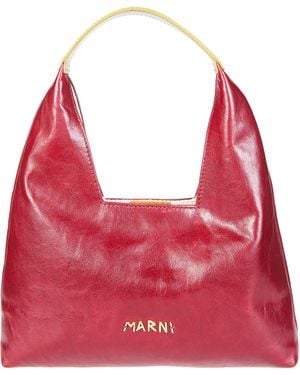 Marni Top Handle Mini - Red