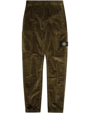 Stone Island Cargo Cordury Velluto - Green