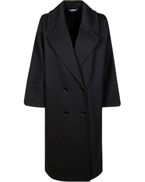 Max Mara Emma Cappotto Scuba - Nero