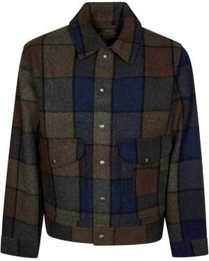Filson Giacca Camicia A Quadri - Blue