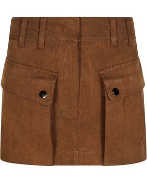ANDAMANE Mini Gonna - Brown