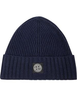 Stone Island Berretto Badge - Blue