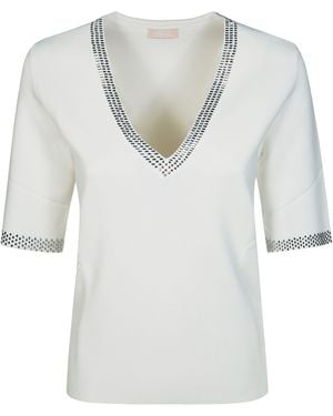 Liu Jo Maglia Chiusa Mm - White