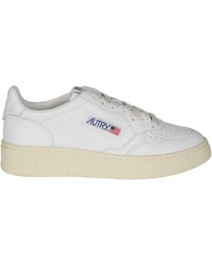 Autry Medalist Low Nubuck - White