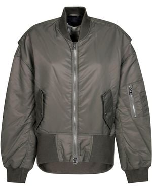 JW Anderson Relaxed Fit Bomber Jacket - Gray