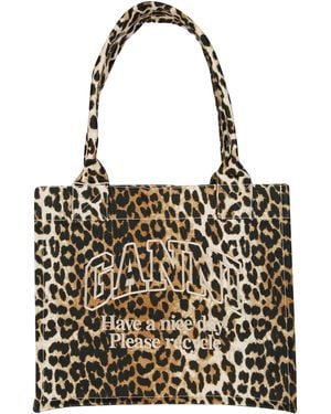 Ganni ◆ Large Easy Shopper Animal Print bag【 残りわずか】 ganni3231424aec_1749078016916_
