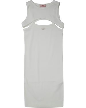 Liu Jo Vestito Tubino Smanicato - Gray