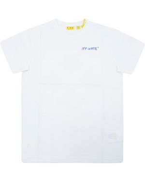 OFFWHITE T-Shirt Mm Arrow Sketch - White
