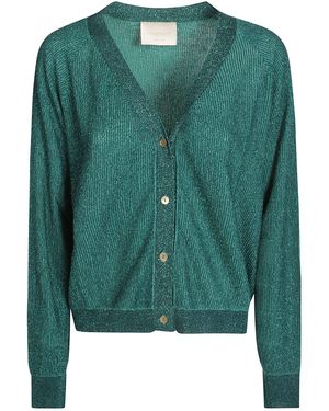 Momoní Cressida Cardigan Lurex - Green