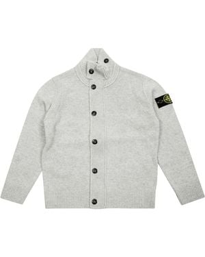 Stone Island Cardigan - Gray