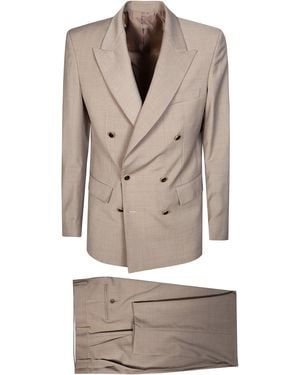 MARSĒM Abito Dp 6 Bottoni Amf Pantalone Loose Fit - Gray