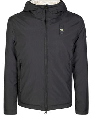 Blauer Ballard Giubbotto Con Cappuccio - Black