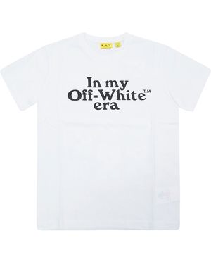 OFFWHITE T-Shirt Mm Multilogo - White