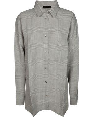 ANDAMANE New Georgiana Shirt Oversize - Grigio