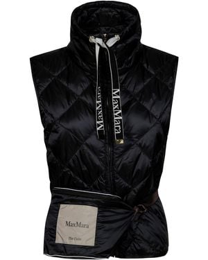 CUBE MAX MARA Tregic Imbottito Smanicato - Nero