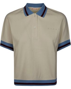 Marni Polo Mm Cocoon Fit - Blue