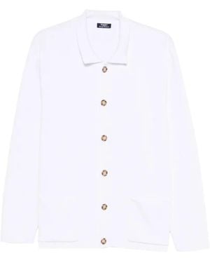 Barba Napoli Cardigan - White