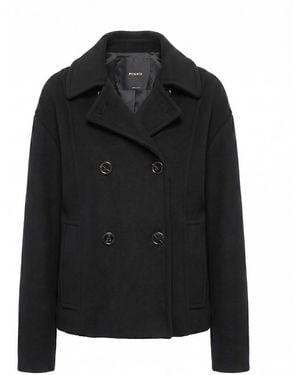 Pinko Craspedia Caban - Black