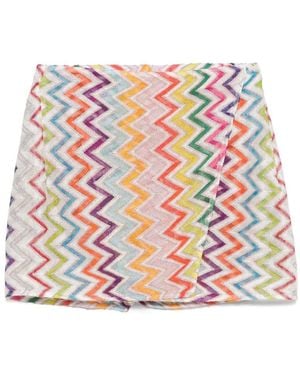 Missoni Zigzag-Pattern Shorts - Pink
