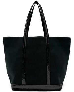Vanessa Bruno Canvas Large Cabas Tote - Black