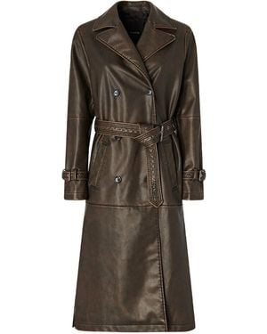 Pinko Tamerice Trench - Brown