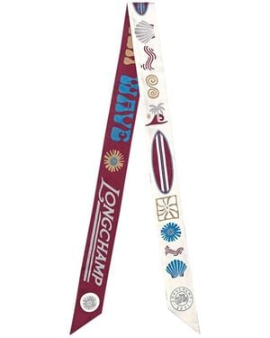 Longchamp 'Catch The Parisian Waves' Headband - White